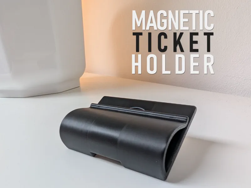 Magnetic Ticket Holder