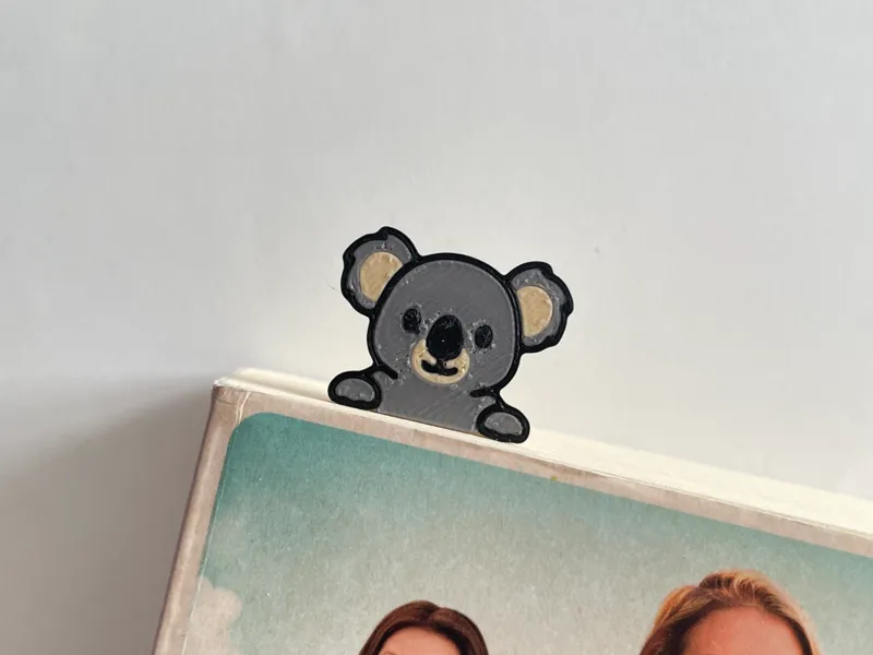 Koala Bookmark – calm and cuddly