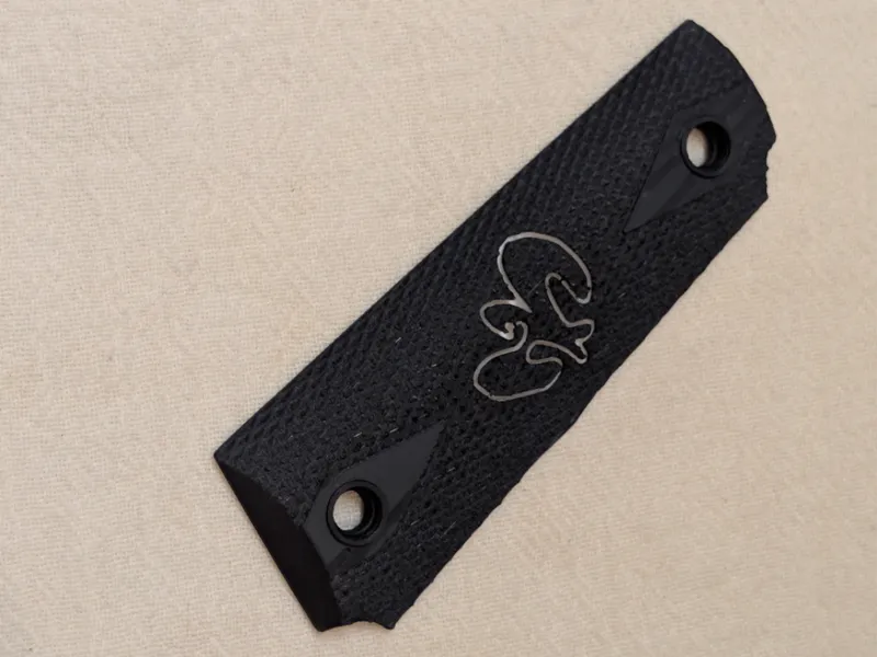 Hand drawn Dove of Peace, Peacemaker 1911 grips.