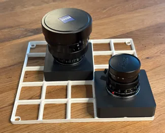 Gridfinity Leica lens board