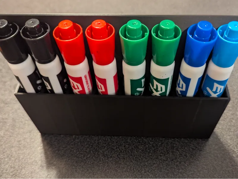 Dry-Erase Whiteboard Marker Organizer