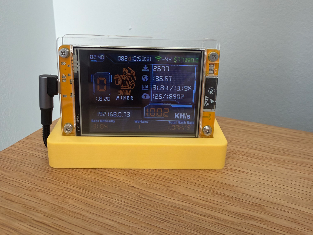 Simple Nerd Miner Stand