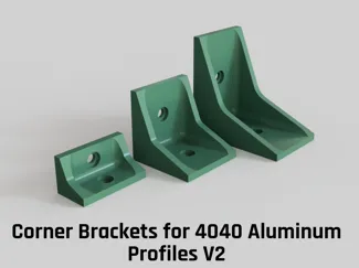 4040 Corner Bracket | Reinforced | M5 Compatible