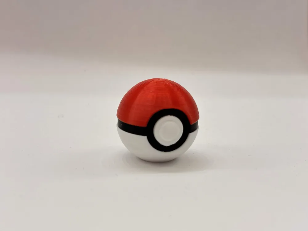 Mini Pokeball Collectible - Free 3D Print Model - MakerWorld