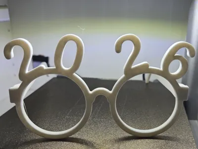 Glasses "2026" New Year's Eve