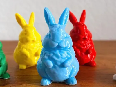 Print-in-Place Cute Easter Bunny Sculpture