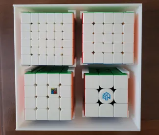stand box for rubik's cubes