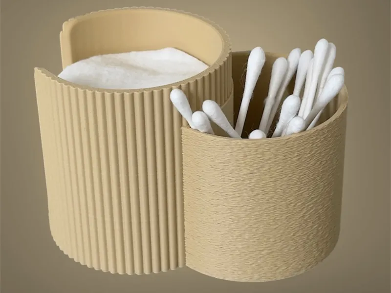 cotton pad container