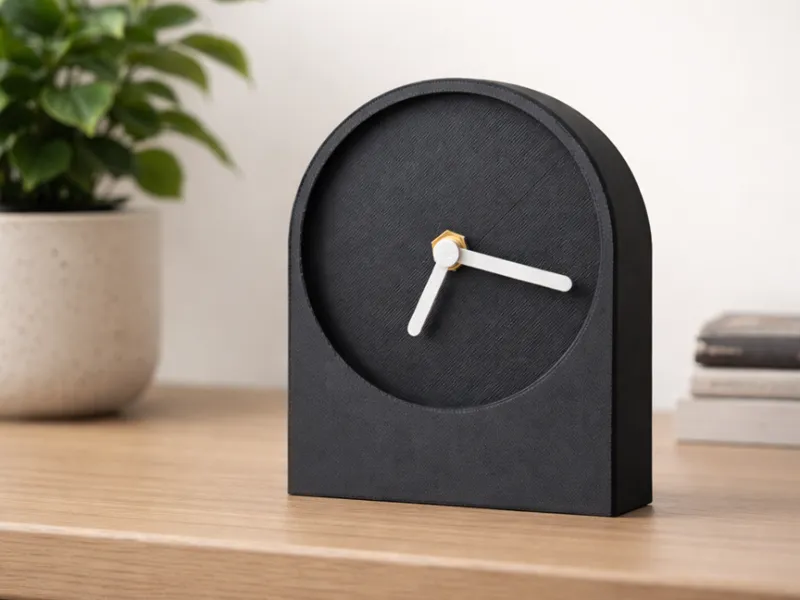 Minimalistische Tischuhr – Clock Kit kompatibel
