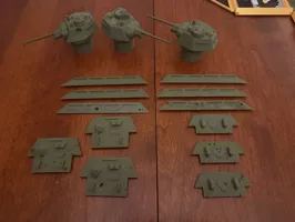 Tank Damage Indicators (Dark Green/Olive)