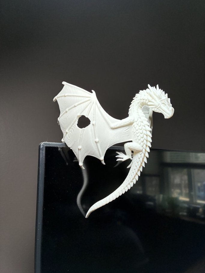 Ancient Drake or Dragon Hairpin or Cloak Fastener view 3