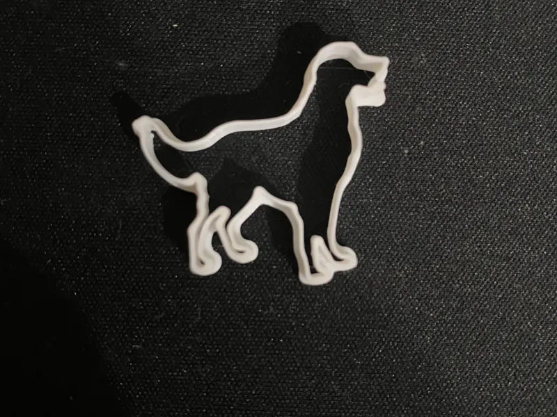 Golden Retriever cookie cutter