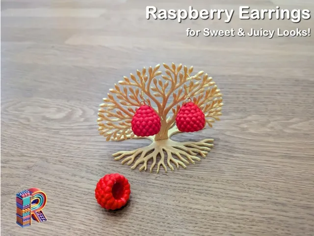 Raspberry Earrings for Sweet & Juicy Looks!