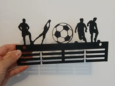 Medal holder for a football player