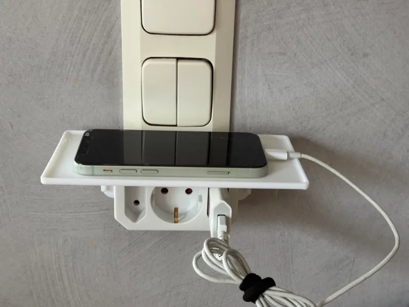 Type F Socket Mobile Charging Holder