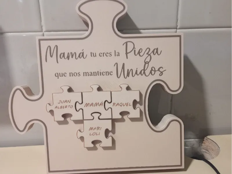 Pieza puzzle mamá