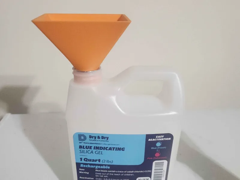 desiccant funnels
