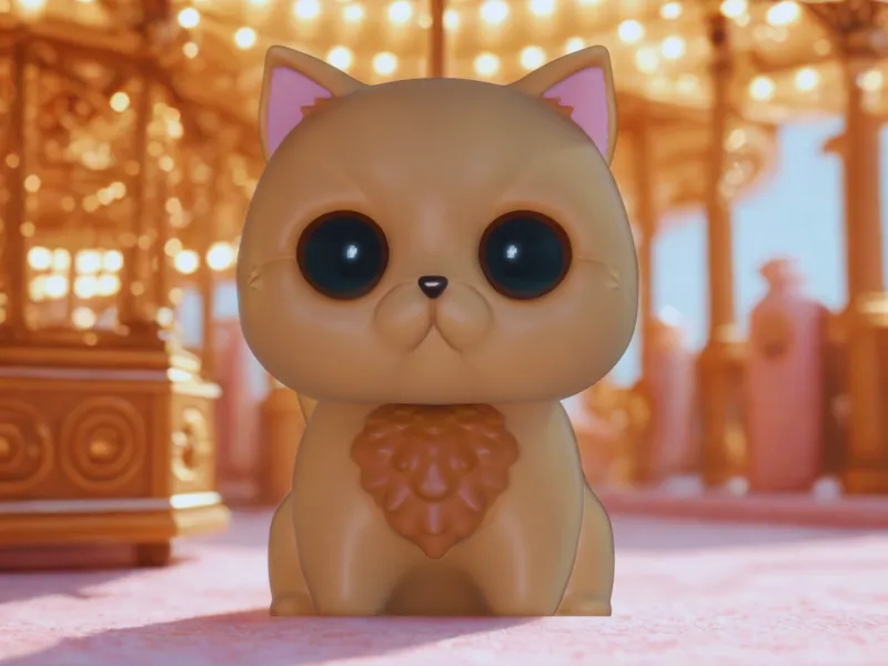 Kitty Cat the persian cat.