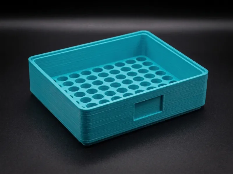 Stackable 3ml Peptide Vial Holder (with Lid)