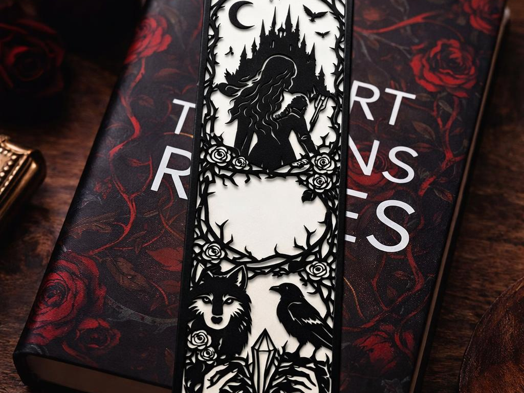 ACOTAR-Inspired Fantasy Bookmark