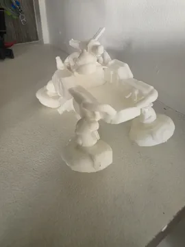 Modelo para impresión 3D: Defending car — vista de referencia 4
