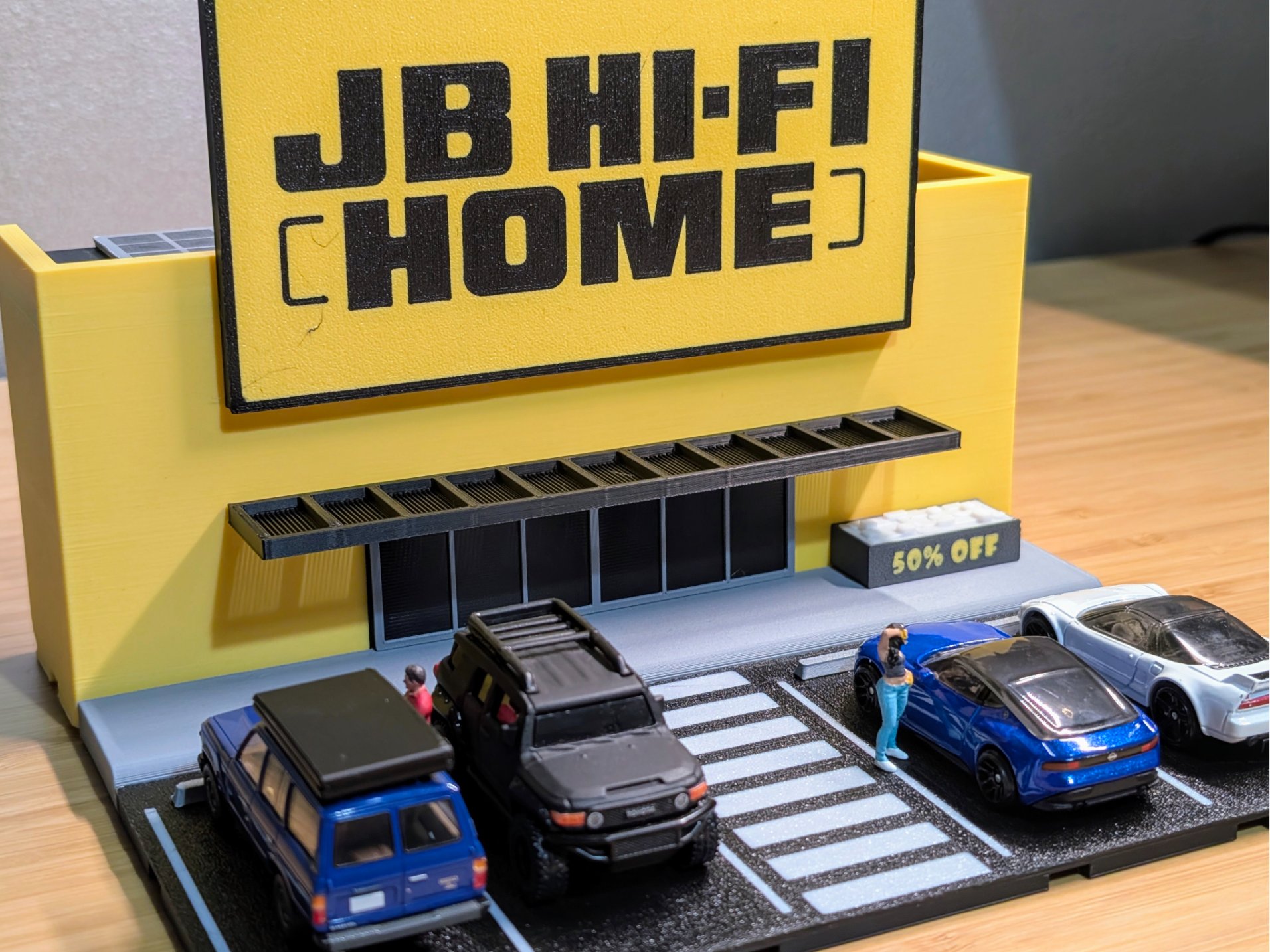 1:64 JB HI-FI Store Diorama – Fits Diecast Cars