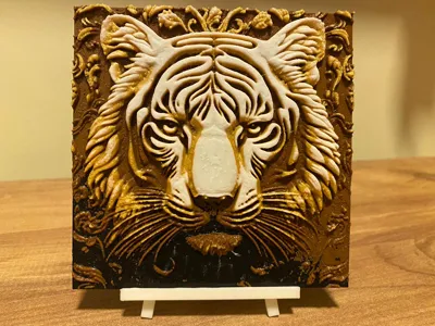Tiger / Emboss HueForge