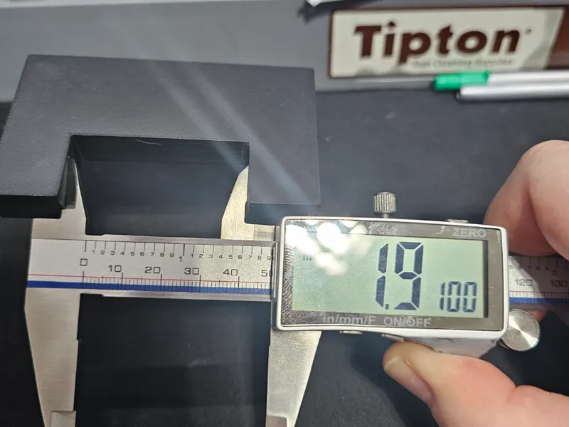 6.5 Creedmoor trim measuring 1.910 inches