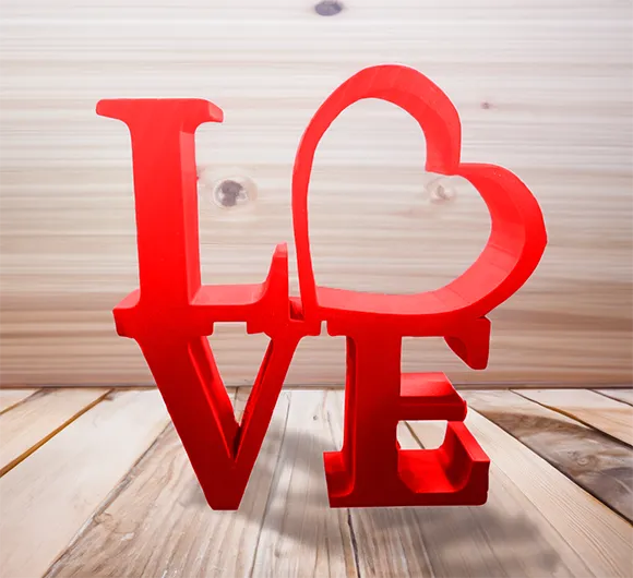Ornement Saint-Valentin "Love"