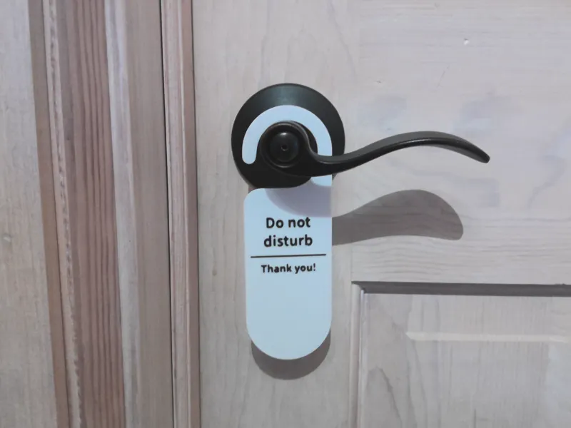 Do not disturb