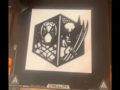 Deadpool and Wolverine painting