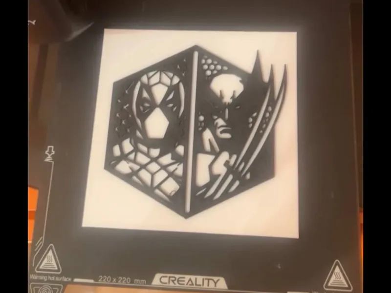 cuadro de deadpool y lobezno