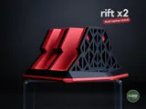 Dual Laptop Stand Rift X2 Minimalist Design