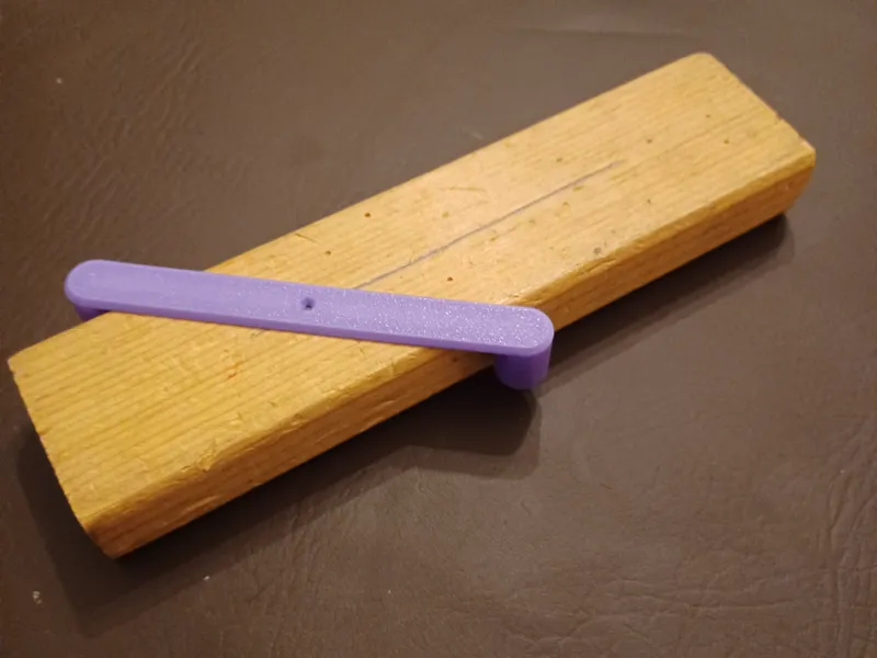 Simple Center Marking Jig