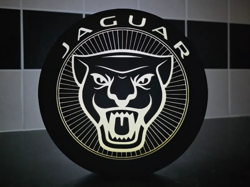 Jaguar Logo Light Box