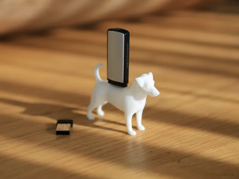 Single dog USB A holder
