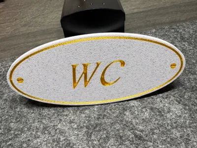 Wc Sign - Bathroom