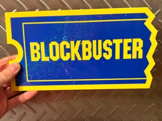 BlockBuster Wall Sign