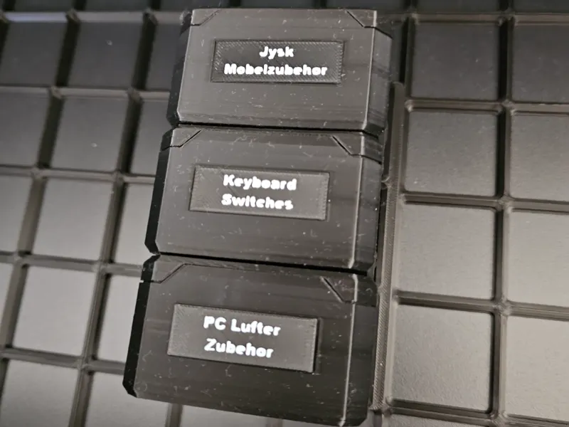 Gridfinity Box (3x2) for Extra Tall Clamshells 
