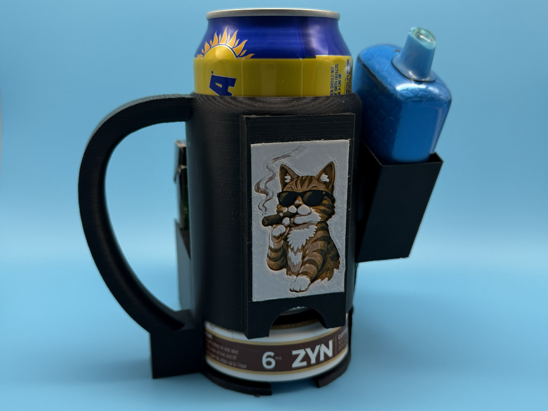 Cool Cat Coozie – #1 Beverage & Essentials Holder