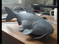 Statue de poisson-chat — photo 2
