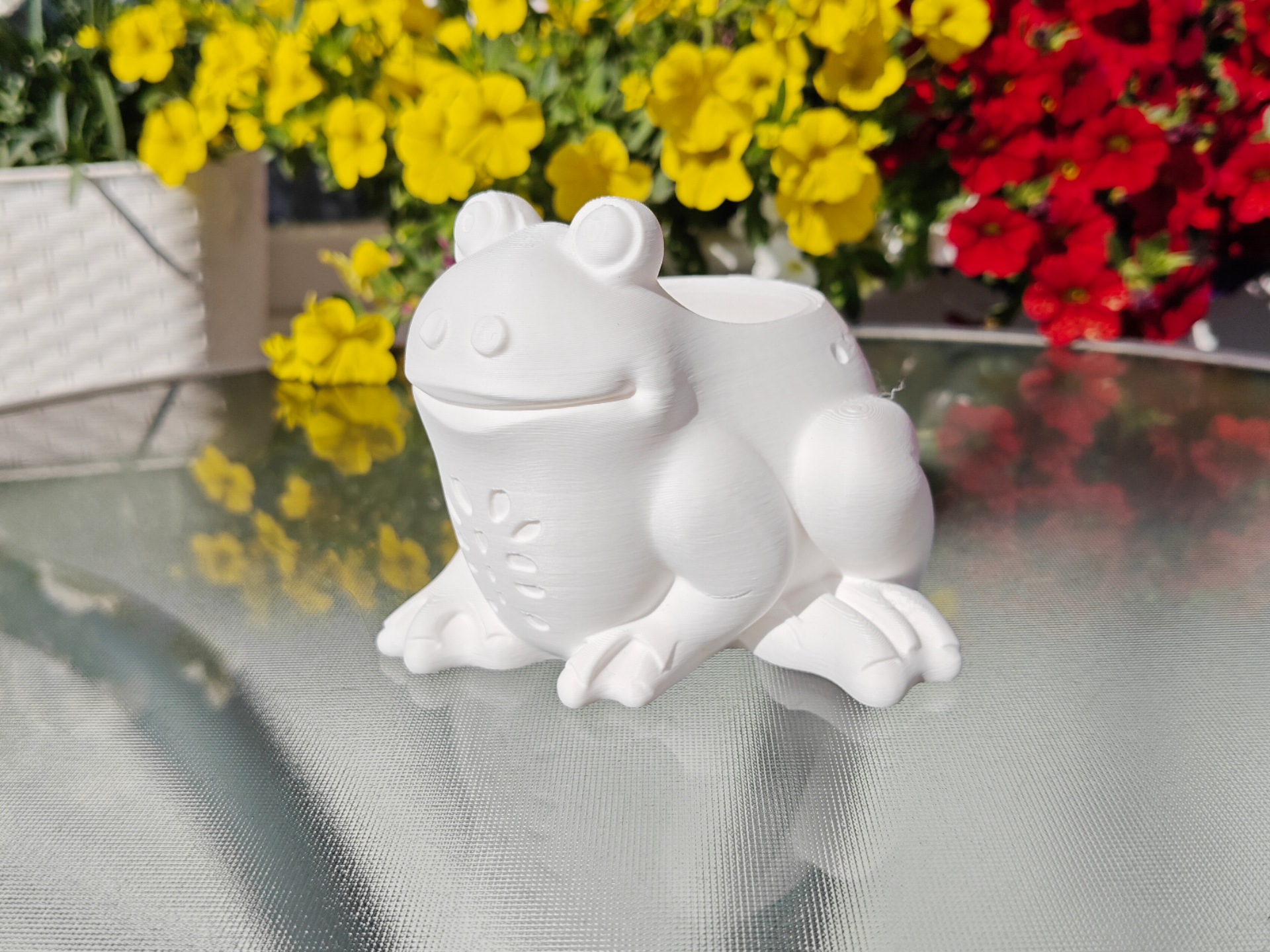 Frog Mini Planter Desk Organizer