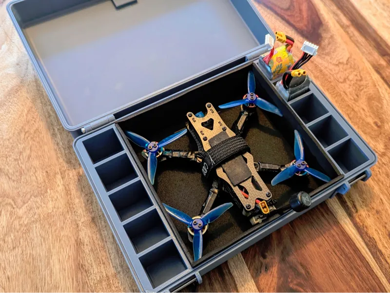 APEX 3" FPV Drone & LiPo Travel Case – All-in-One