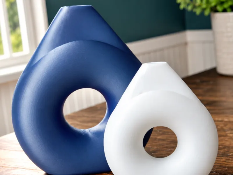 Infinity Loop Sculptural Vase Set | Modern Decor