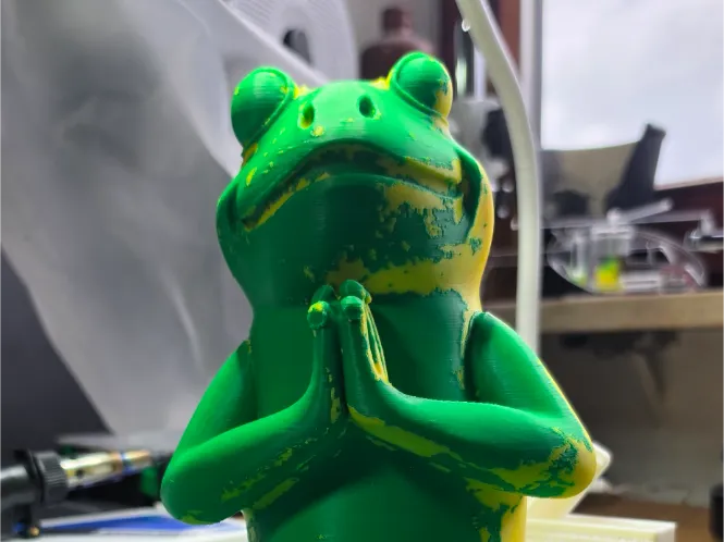 betender Frosch