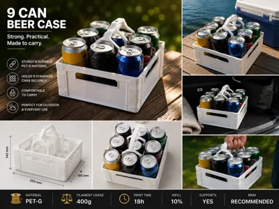 Beer/Soda Case 9pcs