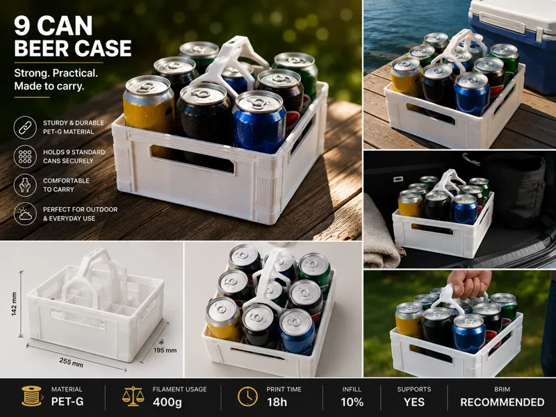 Beer/Soda Case 9pcs