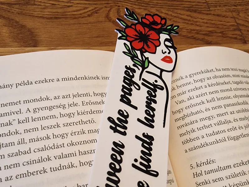 Floral Reflections bookmark