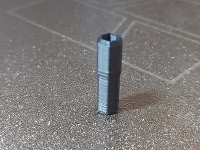 Screwdriver bit adapter 6.35(1/4) to 4mm(5-32)