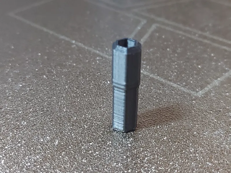 Screwdriver bit adapter 6.35(1/4) to 4mm(5-32)